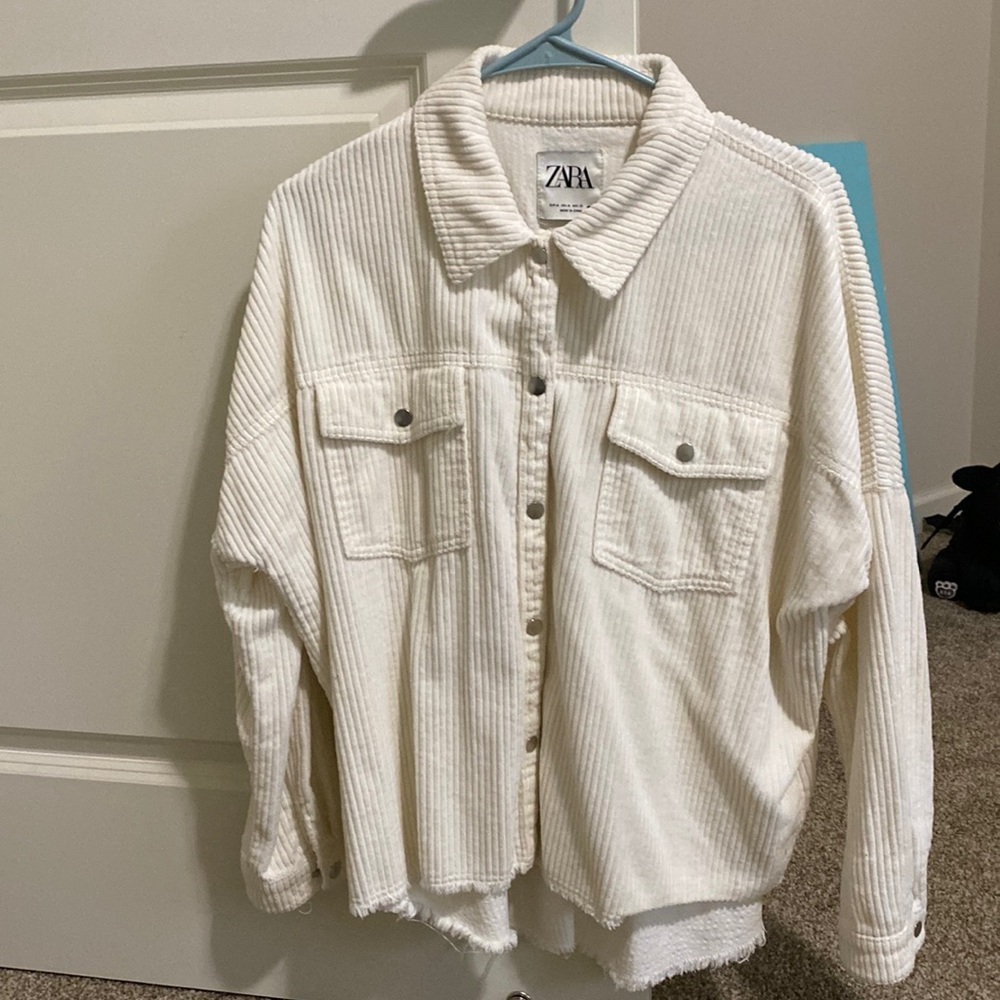 Zara White Jacket